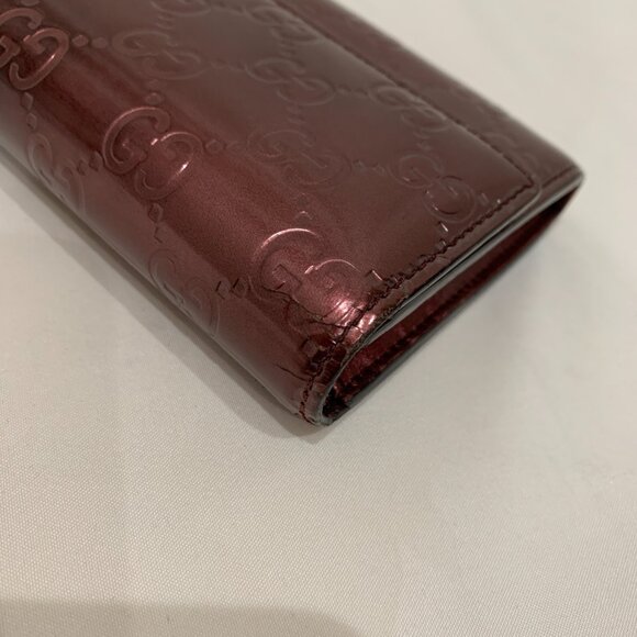 Gucci Purple Guccissima Long Wallet Sku#84058 - Picture 9 of 16